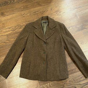 Lafayette 148 Blazer (Oliver Green Tweed)